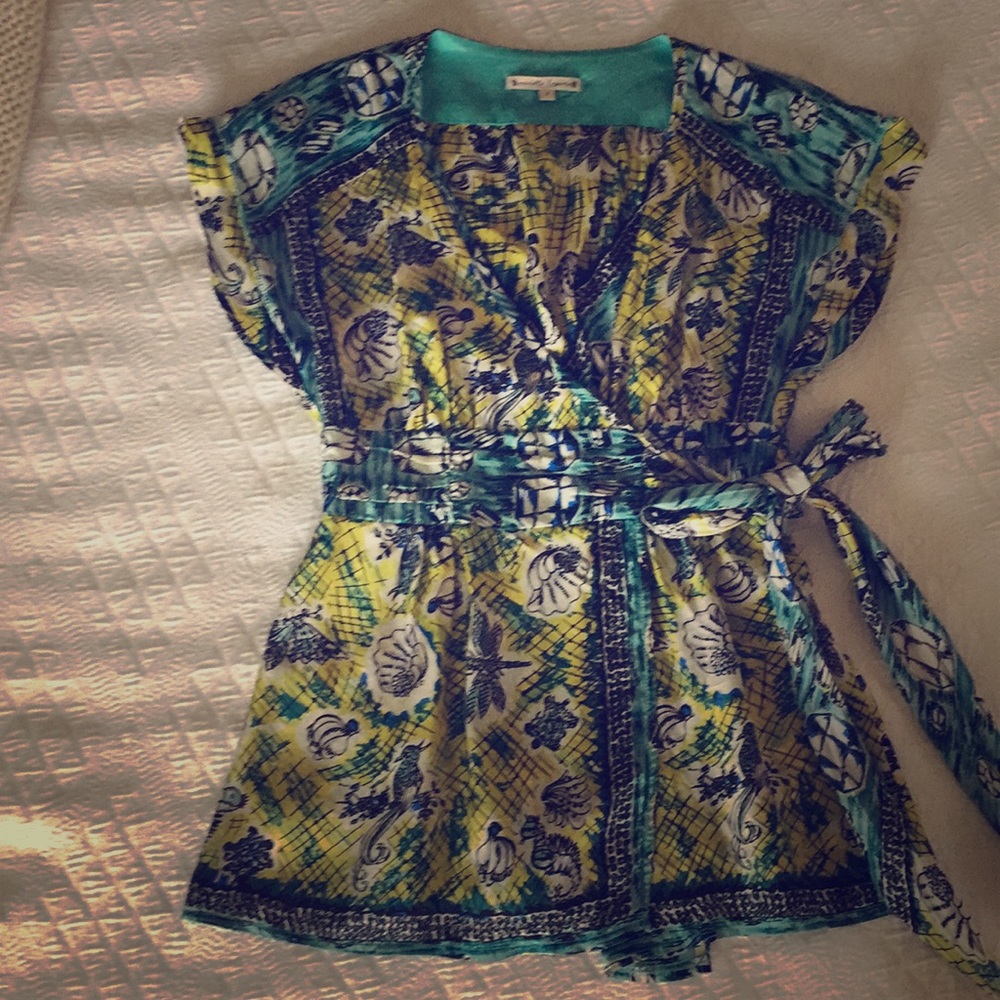 Nanette Lepore Wrap top. Sz 4